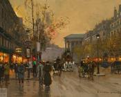 Place de la Madeleine et rue Cambon - 爱德华·科尔特斯